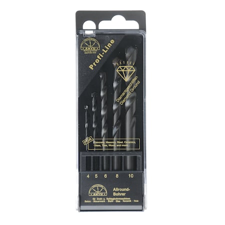 Multipurpose Metric Drill Bit Set,5 Pcs.